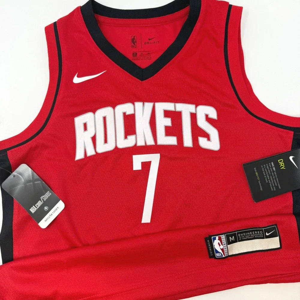 Nike Houston Rockets Victor Oladipo 7 Jersey Youth Medium Dri-FIT DZ2878-22P NEW